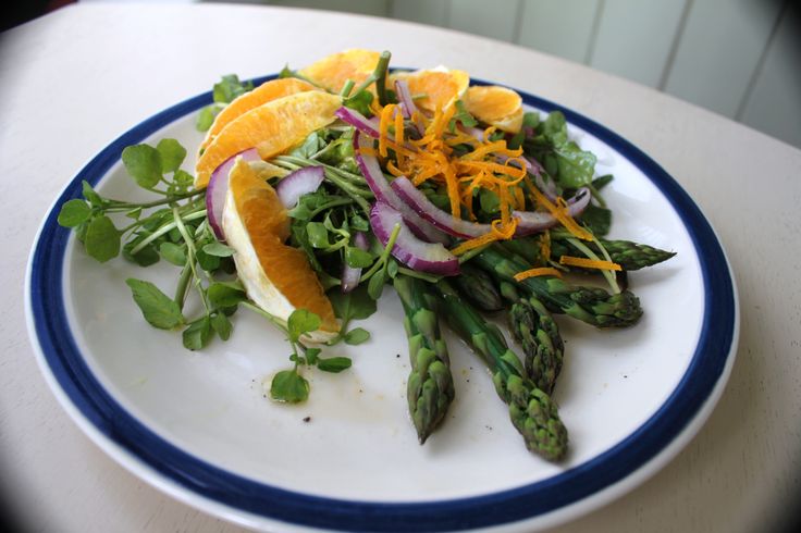 asparagus orange salad